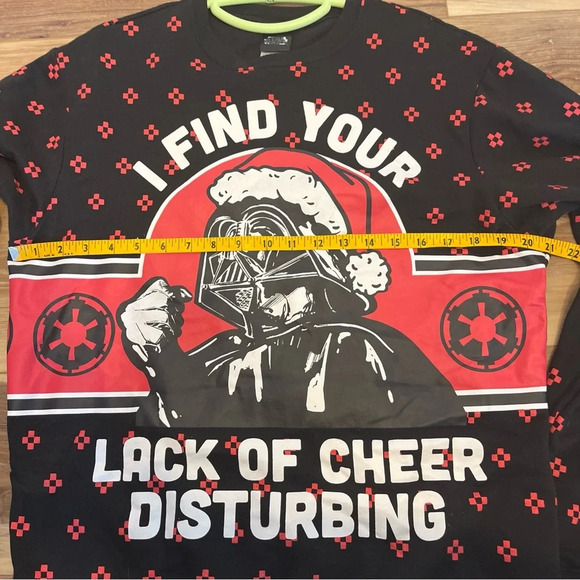 Darth Vader Ugly Christmas Sweater Star Wars Sweater Large - Picture 8 of 9